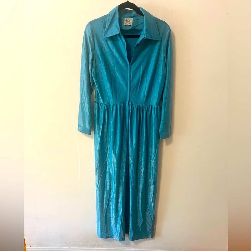 Vintage 70’s Maxi Dress. Made by Krest Designs.